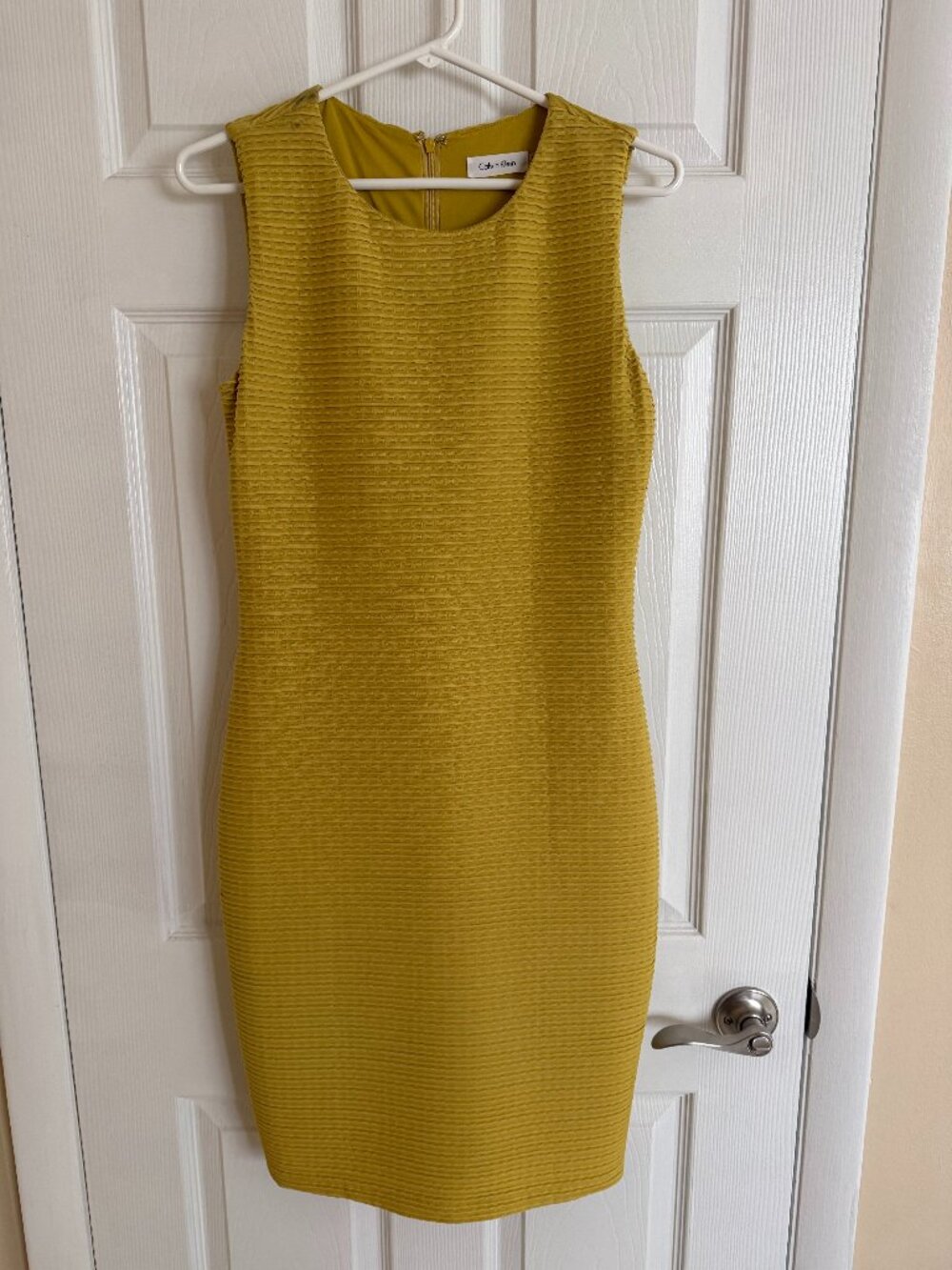 Calvin klein mustard dress